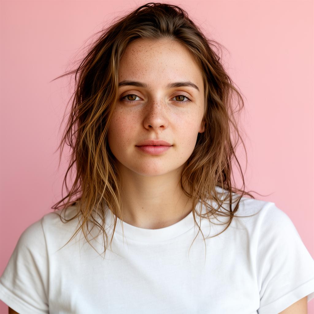 Selin — Freckle Glow öncesi — makyajsız ve bakımsız
